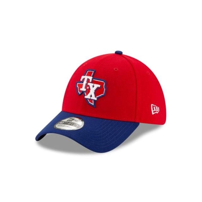 Black Texas Rangers Hat - New Era MLB Team Classic Alt 3 39THIRTY Stretch Fit Caps USA5186073